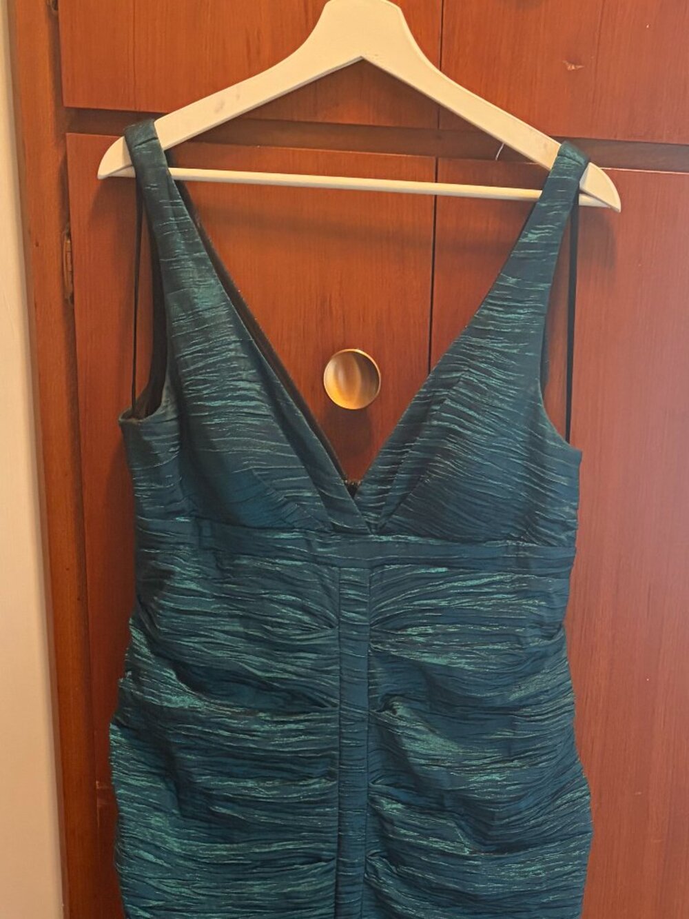 Shimmering Teal Mermaid Dress